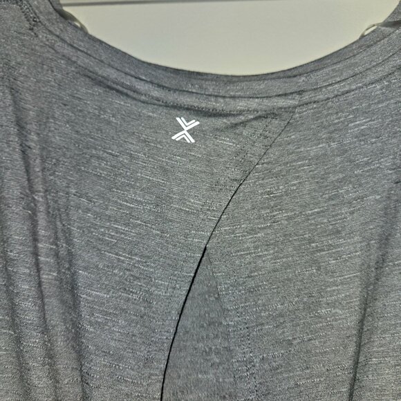 Xersion Gray Long Sleeve Knot Front Pullover Top Women’s Loose Fit - Picture 6 of 14